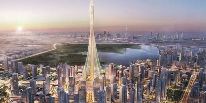 بلندترین برج جدید جهان در دبی خیره