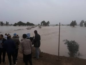 تخلیه شهر رفیع به علت سیلاب و آبگرفتگی
