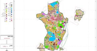 نقشه جدید و طرح تعیین مرز محلات مناطق و نواحی شهر سنندج تهیه شد