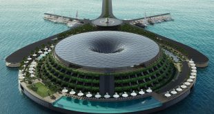 قطری ها و یک جاذبه گردشگری جدید: هتل شناور گردان دوستدار محیط زیست (+عکس)