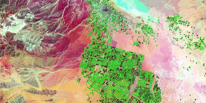 زیرساخت‌های کشاورزی-صنعتی بیابانی، عربستان سعودی، ۲۰۱۲